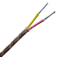 Special limits of error fiberglass insulated parallel conductors thermocouple wire - Single pair