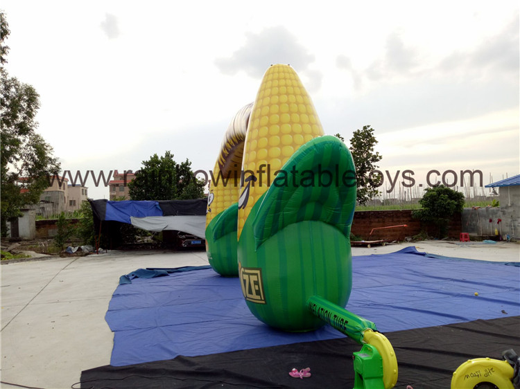 RB21042（8.42x4m） Inflatable Corn Shape Welcome Arch For Commercial Activities