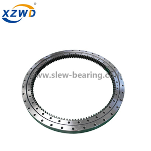 Cojinete de giro Xuzhou Wanda de alta calidad Cojinete de anillo de giro de rodillos cruzados de una sola fila (serie HJ) Sin engranaje