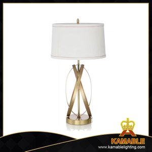 Гостиничный роскошный высококачественный тканевый абажур декоративный настольный светильник (KAGD-003T)