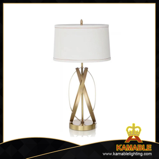Гостиничный роскошный высококачественный тканевый абажур декоративный настольный светильник (KAGD-003T)