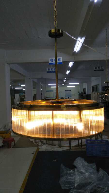 Декоративные стеклянные подвесные светильники из нержавеющей стали (KAP17-018)