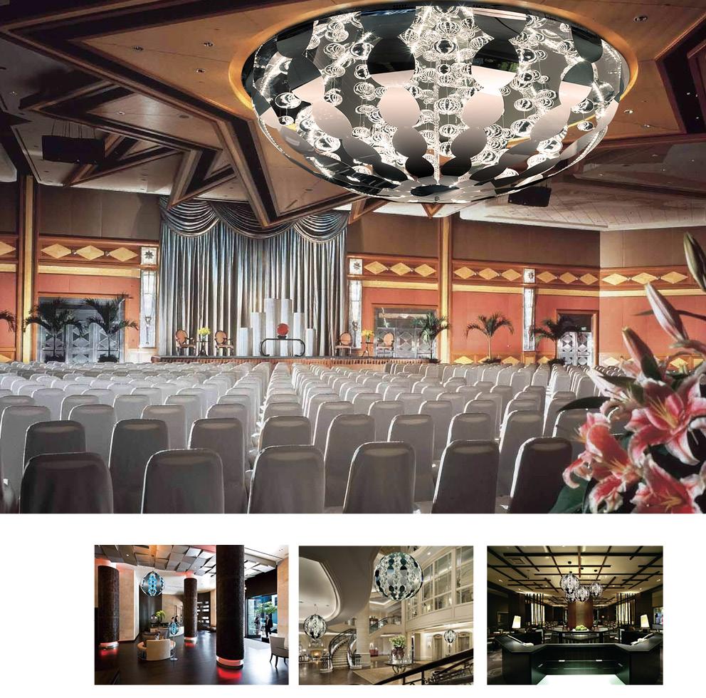 Простая конструкция отеля Project Ball LED Decor Подвесное освещение (KAMD1300A-6)
