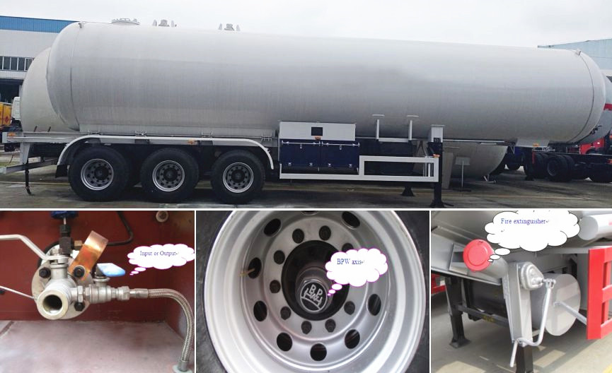 Сжиженный нефтяной резервуар полуприцеп_ 副本