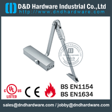 Aleación de aluminio Posicionable Posicionamiento tipo D Cierrapuertas para puerta batiente - DDDC-22