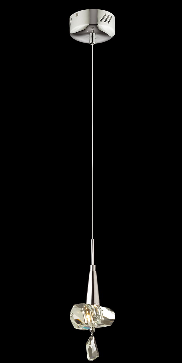 Декоративное современное внутреннее подвесное освещение из полированного хрома (P8101-5L) 