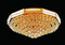 Luz de techo cristalina del estilo del pasillo acogedor del hotel (YHc2216 L6)