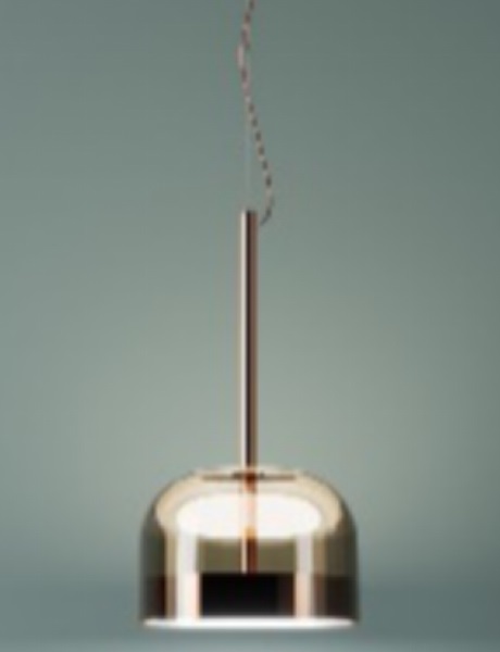Современная стальная стеклянная прикроватная лампа с шампанским (KAT8174S)
