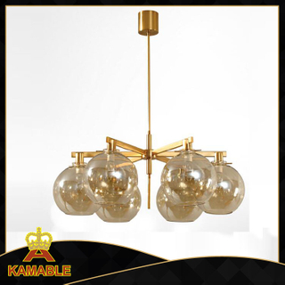 Горячий продавец современный дизайн стеклянный шар подвесной светильник (KAP17-019) 