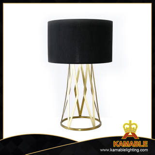 Металл хорошего качества в стиле ретро для отеля и настольный светильник из черной ткани (KAGD-005T)