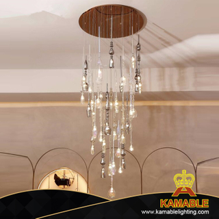 Гостиничный проект Декоративный современный стеклянный подвесной светильник (KAMD1301A-33)