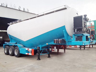 Tri-Axle 35CBM Bulk Cement Power Tank Прицеп для продажи