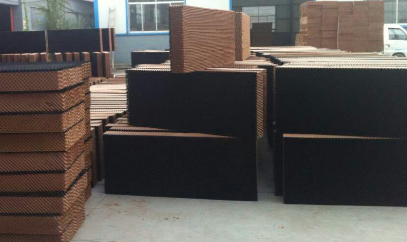 Black-coated Washable Evaporative Cooling pad for husbandry house, layer house, swine house