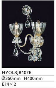 Lámpara de pared cristalina decorativa de interior del estilo de lujo (HYOLSJB107E)