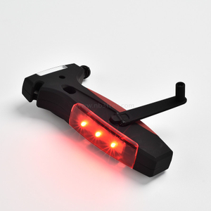 Multi-function Dynamo Emergency Hammer with LED Flashlight