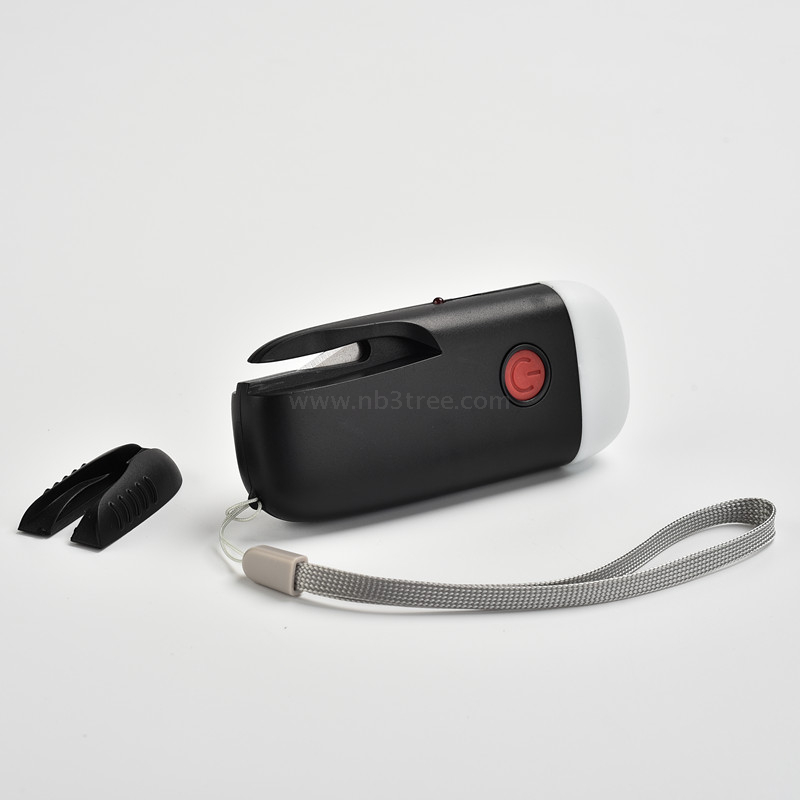 2LED emergency Flashlight with alarm