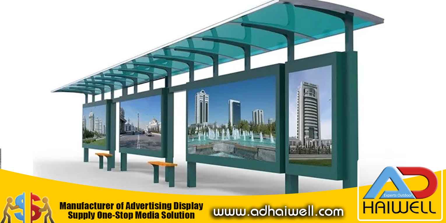 Blue Bus Shelter