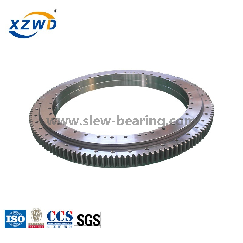 Engrenagem externa de mesa giratória de alta precisão e diâmetro grande rolamento de anel giratório extra leve