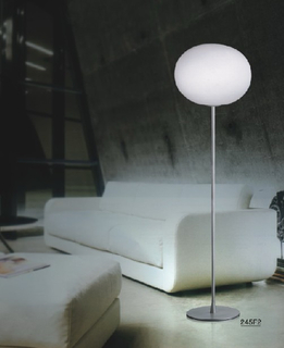 Home Lighting Modern White Glass Shade Floor Lamp (245F2)