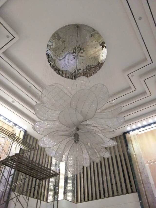 Хрустальная люстра проекта коридора формы цветка нежного дизайна роскошная (KA1027)