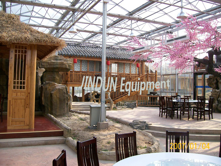 Cooling and Heating systems with Jindun equipment for Eco-restaurant