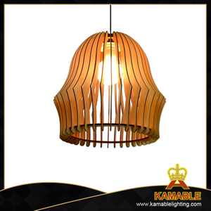 Современный декоративный подвесной светильник из фанеры в стиле внутреннего фонаря (KAM-BD-L)