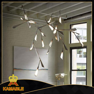 Современная подвесная лампа из железа и акрила для украшения дома (KA8333)