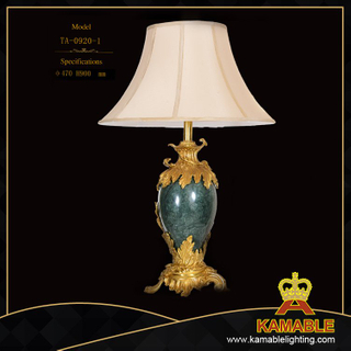Традиционная керамическая настольная лампа для украшения гостиничного номера (TA-0920-1)