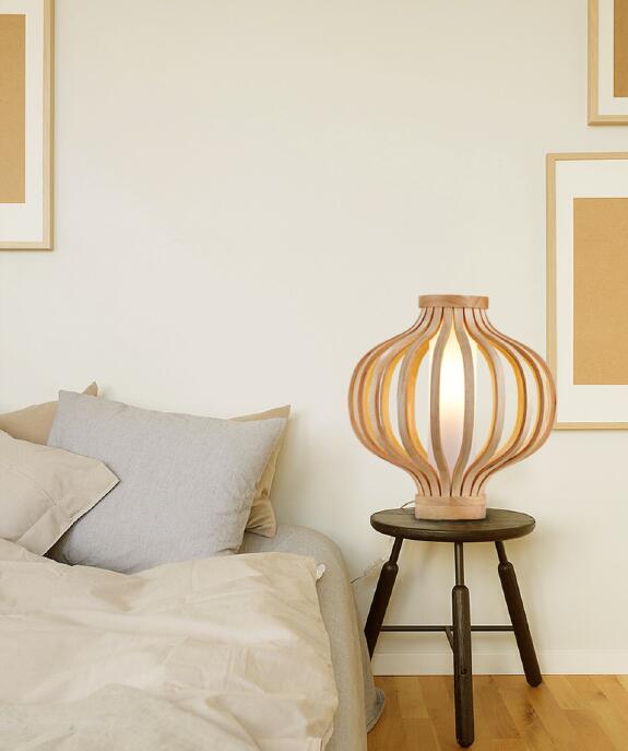 Домашняя декоративная деревянная напольная лампа (ML80160-1-600)