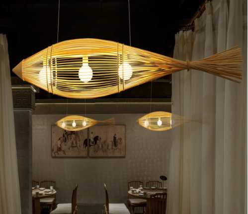 Подвесной отель в форме рыбы, декоративное освещение (KA-YW)