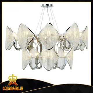 Домашняя декоративная современная подвесная лампа из хрустальных бусин (KAP17-037)