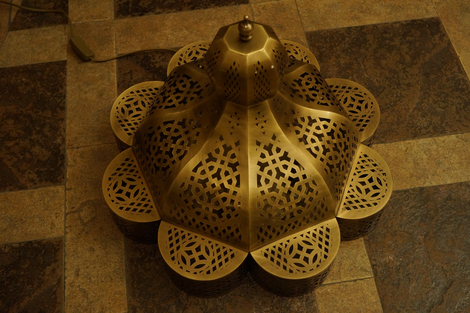 Латунная подвесная люстра в арабском стиле (M021334-300)