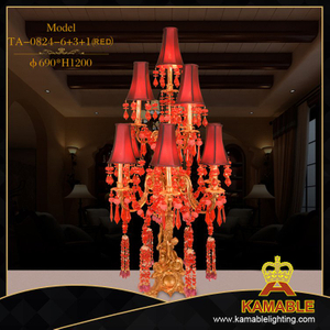 Европейская декоративная латунная настольная лампа для гостиной (TA-0824-6+3+1)