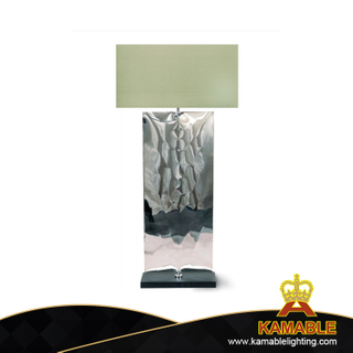 Горячие настольные лампы из нержавеющей стали с тканевым абажуром (KAMA002)