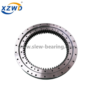 Cojinete de anillo de giro de engranaje externo de bola de una hilera de diámetro de tamaño pequeño de alta calidad para maquinaria giratoria