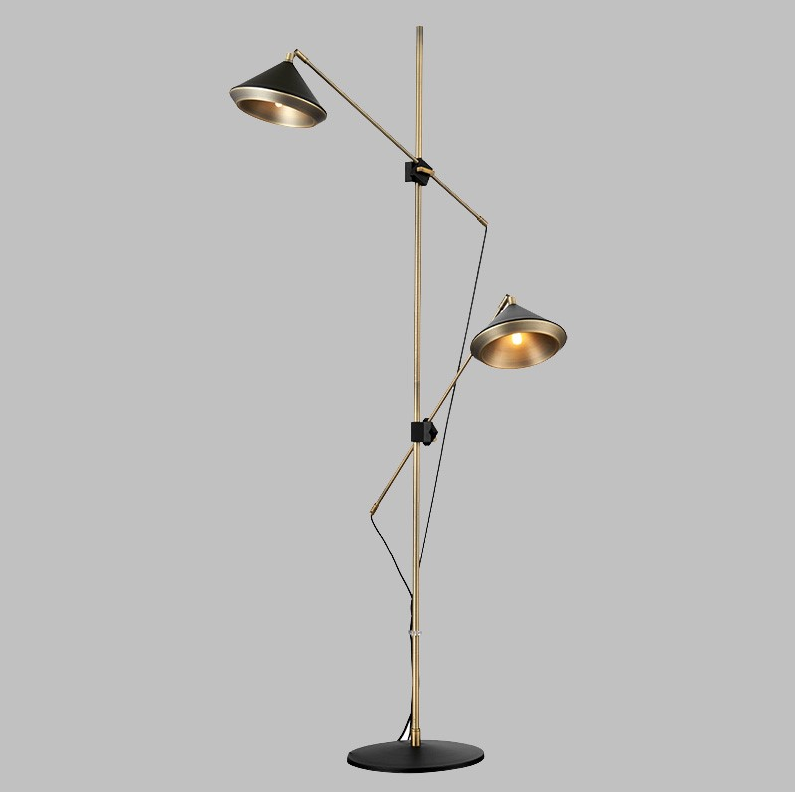 Черная современная алюминиевая декоративная настольная лампа для помещений (KA9310T/черная)