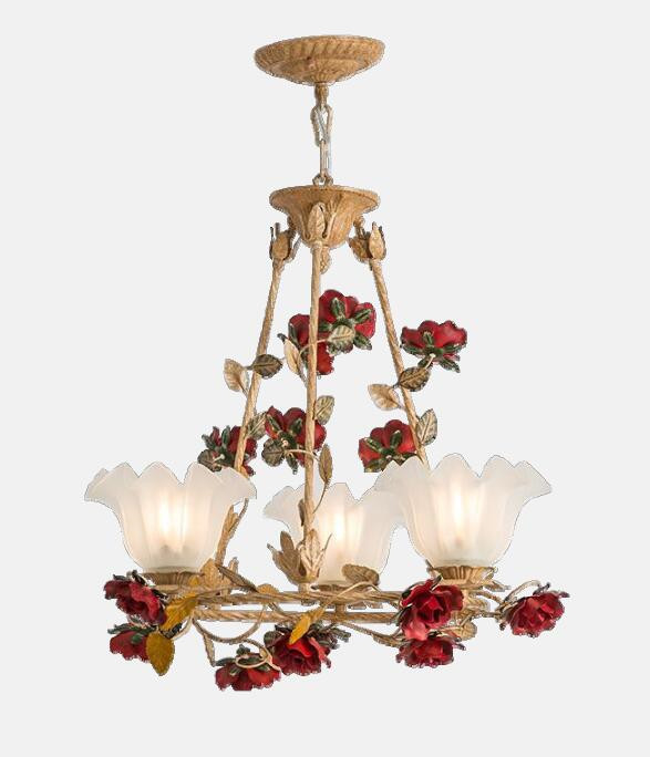 Люстра утюга современной розовой декоративной подвесной лампы (AT0247/6)