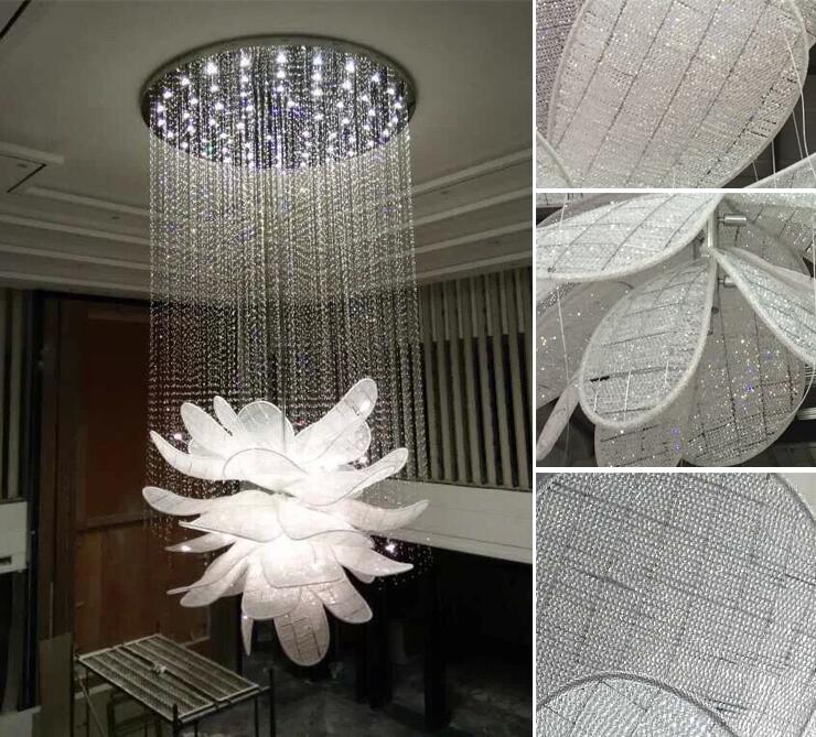 Хрустальная люстра проекта коридора формы цветка нежного дизайна роскошная (KA1027)