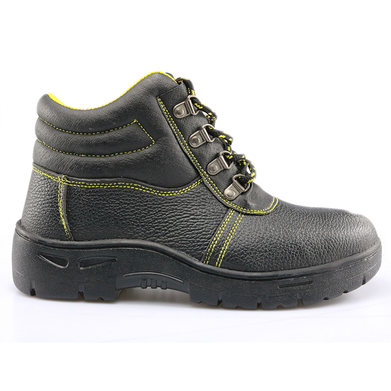 RB1010 cheap rubber sole construction site safety boots shoes