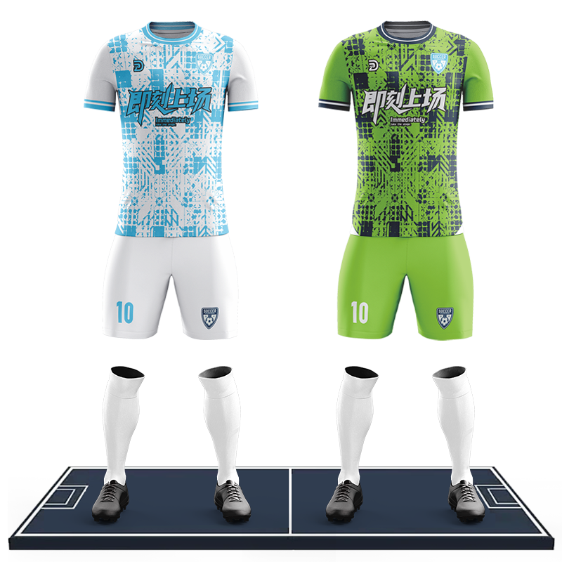 Custom Sublimation Soccer Uniform Children Breathable Football Jersey