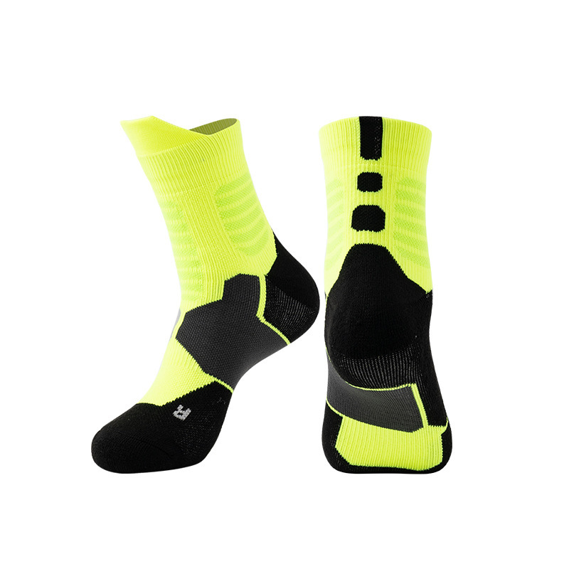 Men Fashion Anti-slip Athletic Crew Socks for Football&baseketball