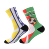 Colorful Cartoon Printing Logo Sports Crew Socks