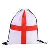 Union Jack UK Flag Print Drawstring Backpack - Lightweight Sports Gym Sackpack for Travel & Events