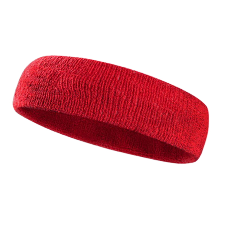 Custom Logo Soft Cotton Sports Headband for Sweat Absorption