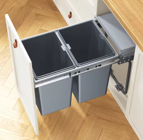 Best Price Kitchen Dustbin Pull Out Hidden Waste Bin for Cabinet