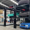 4 Post Car Parking Lift 6 Cars Storage Triple Car Stacker