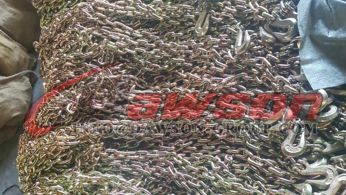 Conjunto de cadenas de seguridad para remolque G70 con gancho y pestillo deslizantes en cada extremo - Dawson Group Ltd. - Proveedor, fabricante y f&aacute;brica de China