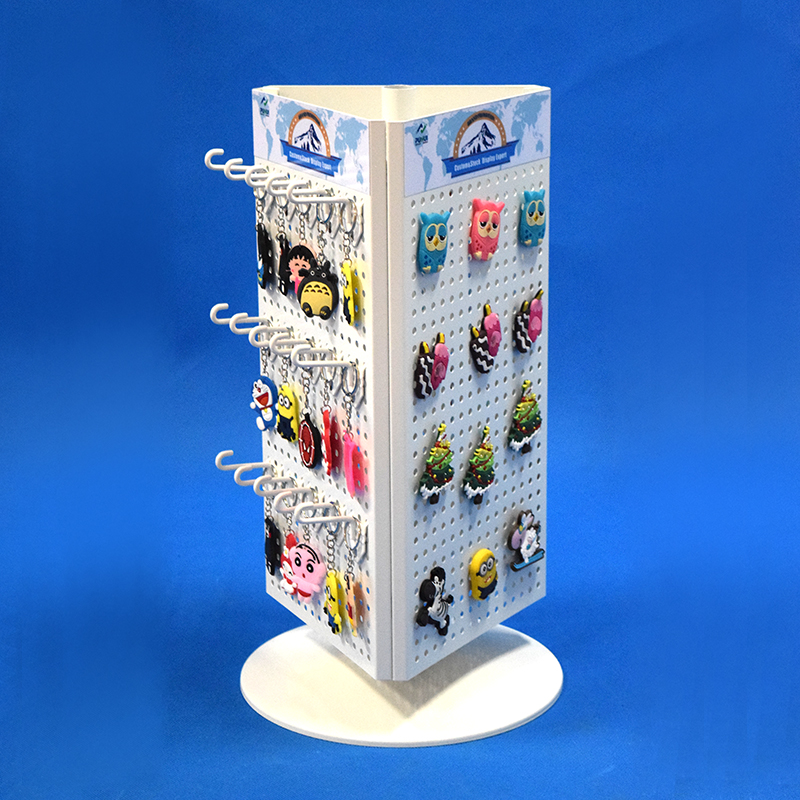 3 sides metal shop keychains rotating stand display (PHD8012) - Buy keychains  display, keychains stand, keychains display stand Product on Wuxi Puhui  Metal Products Co.,Ltd.
