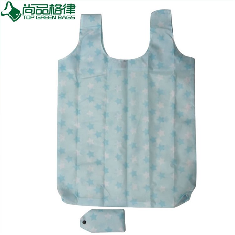 High Quality Nylon Foldable Bag with Pouch (TP-FB108)