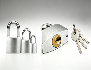 TOP-Assorted‑Size Aluminum Padlock Set